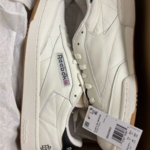 Reebok Men's x Dairy Boy White and Black Sneakers